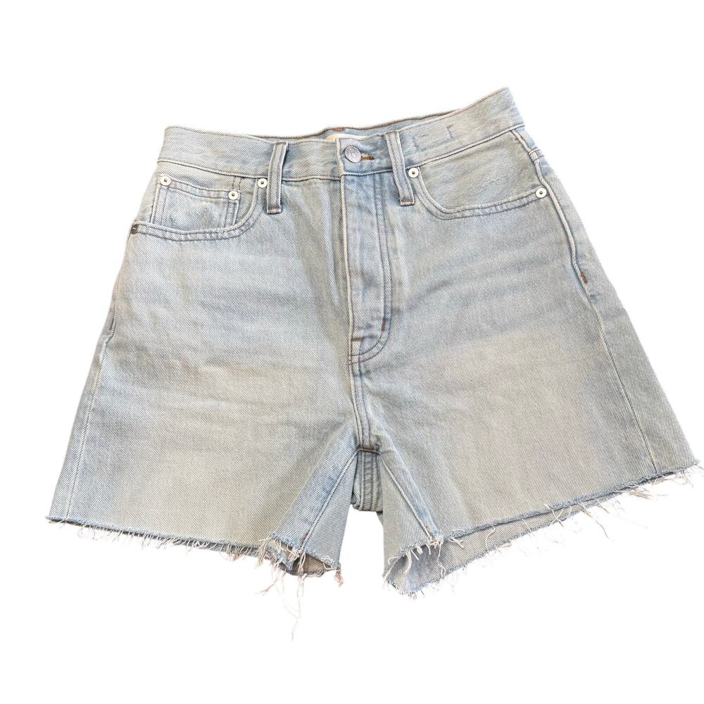 Madewell The Mom Jean Short Denim EUC